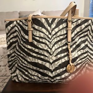 Kors Jet set carry all Zebra print. Rare